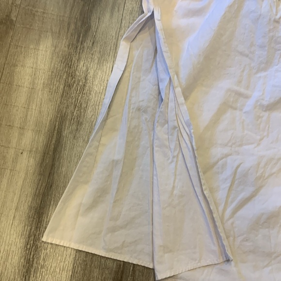 ANN TAYLOR Earth tone Neutral Pleated Midi Skirt Cream Cottagecore Sz 8 - Picture 10 of 14